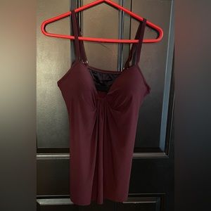Women’s Miraclesuit swim top. Size 10 pre-owned